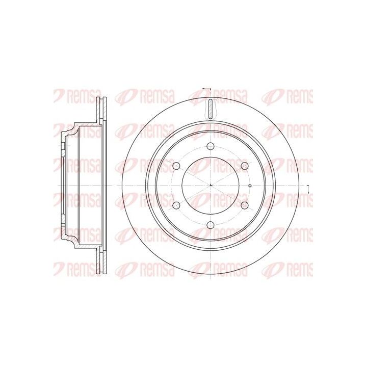 Stabdžių diskas REMSA 6515.10