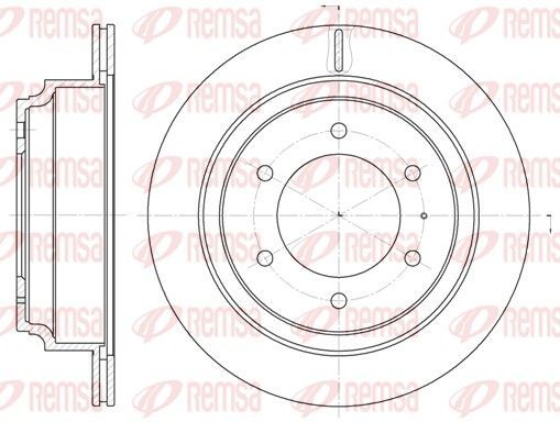 Stabdžių diskas REMSA 6515.10