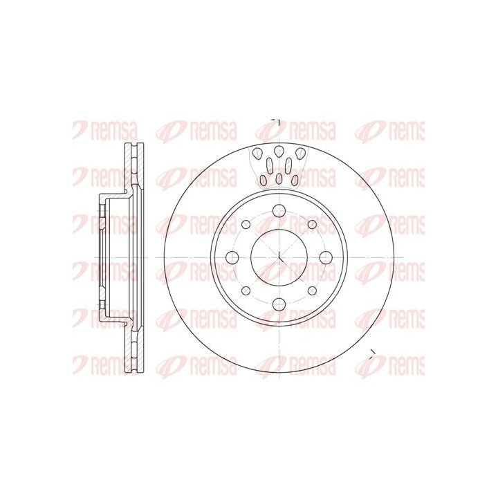 Stabdžių diskas REMSA 6517.10