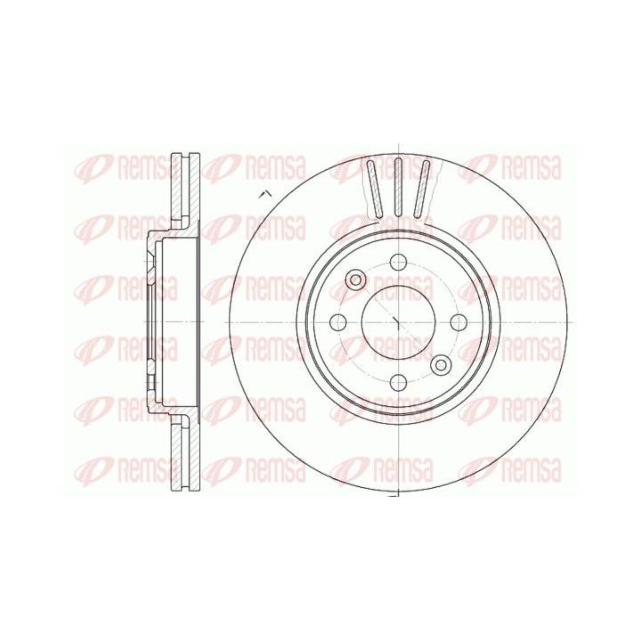 Stabdžių diskas REMSA 6583.10