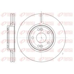 Stabdžių diskas REMSA 6612.10