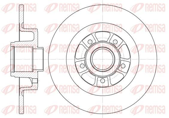 Stabdžių diskas REMSA 6613.00