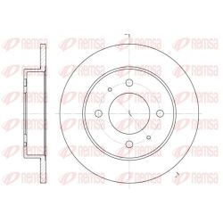 Stabdžių diskas REMSA 6627.00