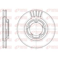 Stabdžių diskas REMSA 6636.10