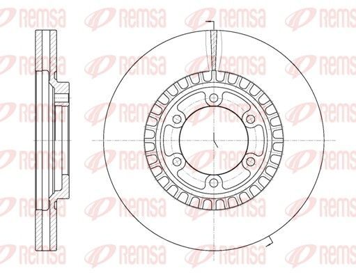 Stabdžių diskas REMSA 6669.10