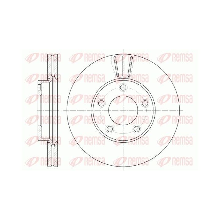 Stabdžių diskas REMSA 6671.10