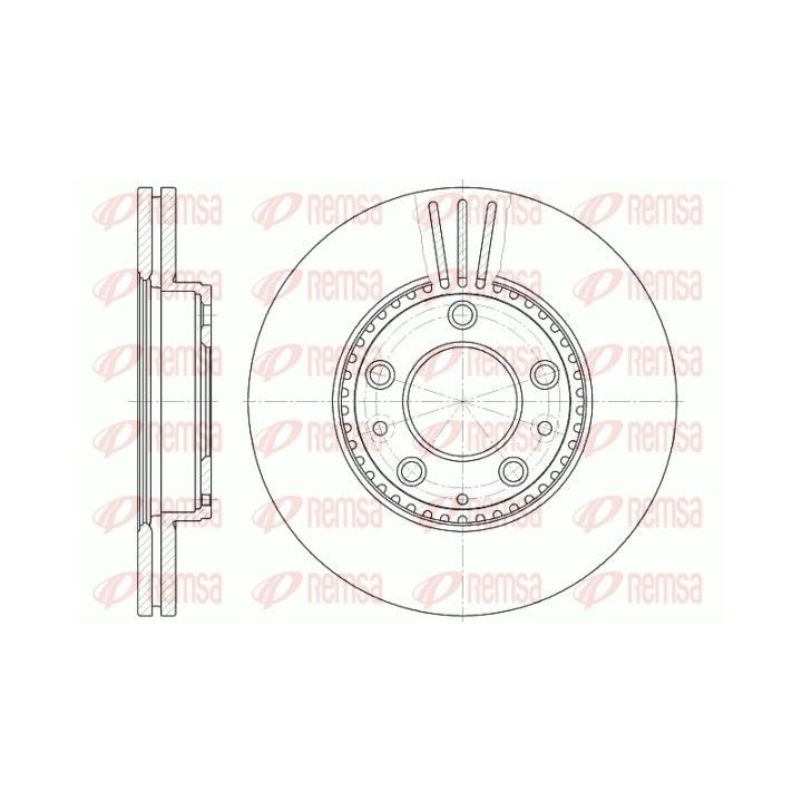 Stabdžių diskas REMSA 6673.10