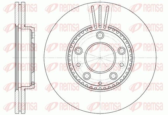 Stabdžių diskas REMSA 6673.10