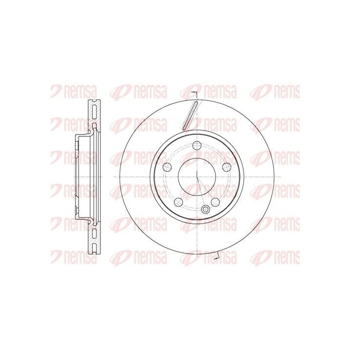 Stabdžių diskas REMSA 6675.10