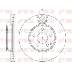 Stabdžių diskas REMSA 6676.10