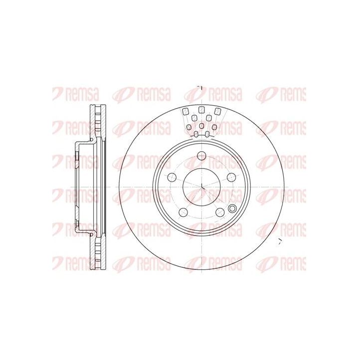 Stabdžių diskas REMSA 6676.10