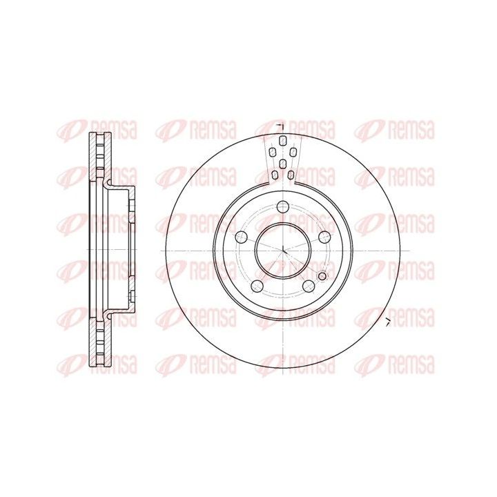 Stabdžių diskas REMSA 6679.10