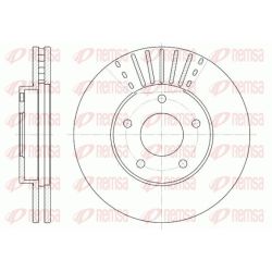 Stabdžių diskas REMSA 6681.10