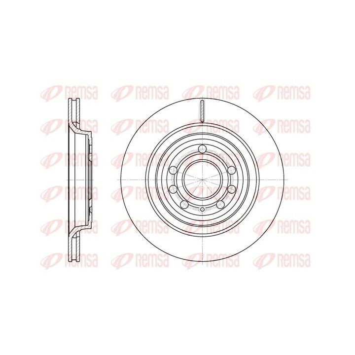 Stabdžių diskas REMSA 6686.10