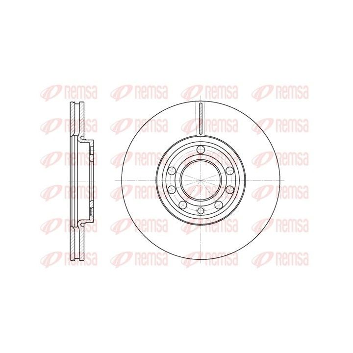 Stabdžių diskas REMSA 6689.10
