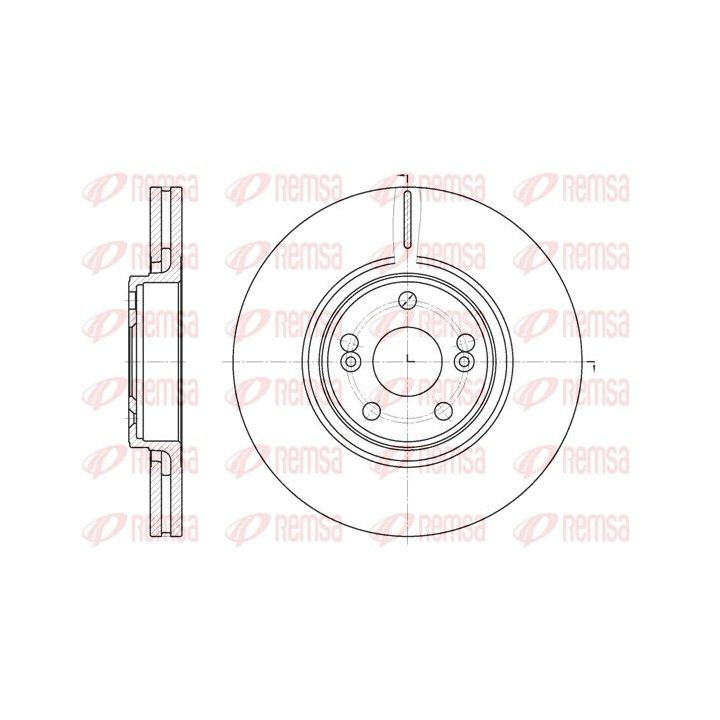 Stabdžių diskas REMSA 6694.10