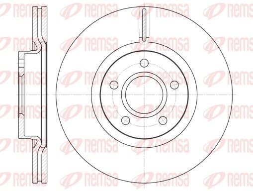 Stabdžių diskas REMSA 6711.10