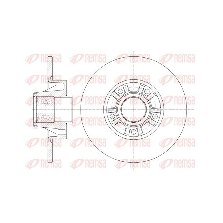 Stabdžių diskas REMSA 6733.20