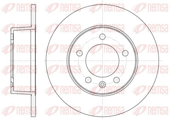 Stabdžių diskas REMSA 6735.00