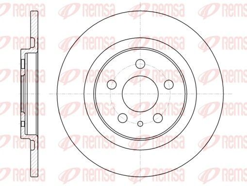 Stabdžių diskas REMSA 6736.00