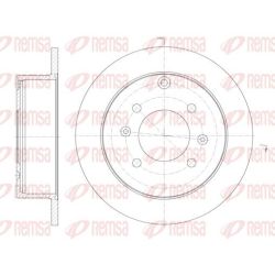Stabdžių diskas REMSA 6757.00