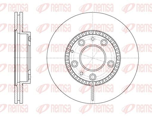 Stabdžių diskas REMSA 6767.10