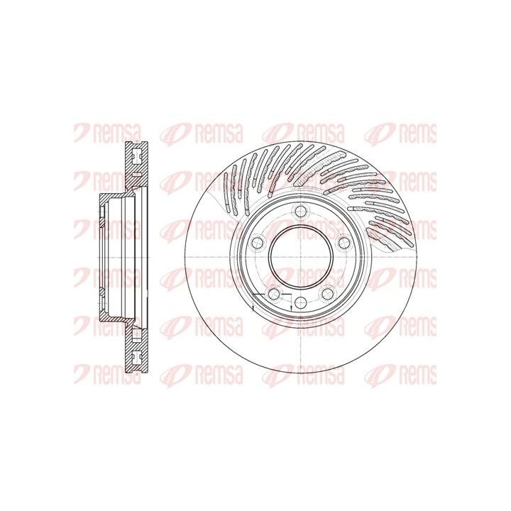Stabdžių diskas REMSA 6773.11