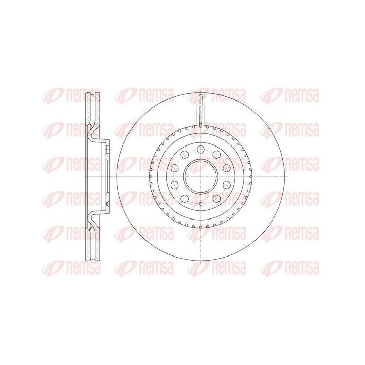 Stabdžių diskas REMSA 6791.10