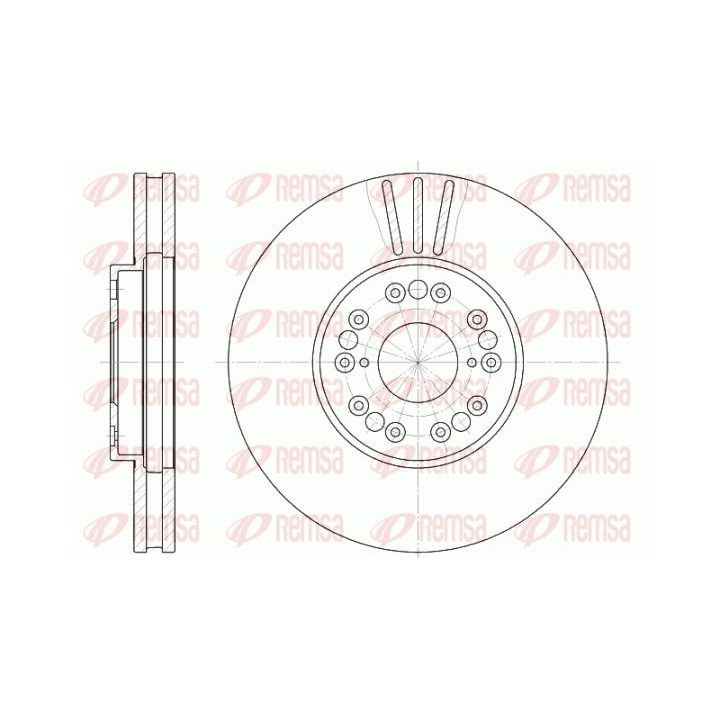 Stabdžių diskas REMSA 6793.10