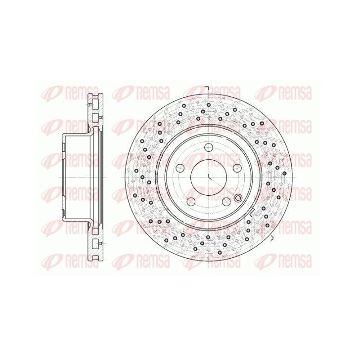 Stabdžių diskas REMSA 6817.10
