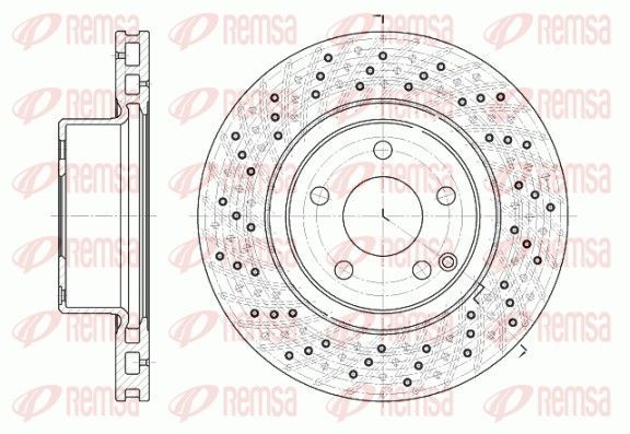 Stabdžių diskas REMSA 6817.10