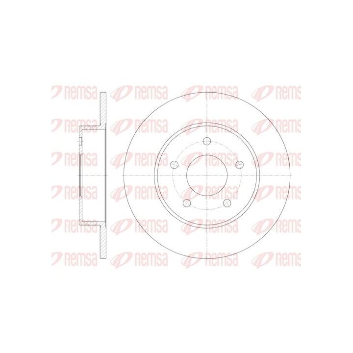 Stabdžių diskas REMSA 6820.00