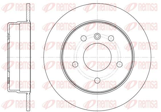 Stabdžių diskas REMSA 6831.00