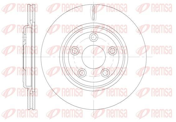 Stabdžių diskas REMSA 6837.10