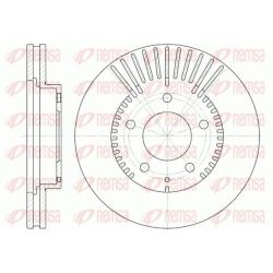 Stabdžių diskas REMSA 6840.10