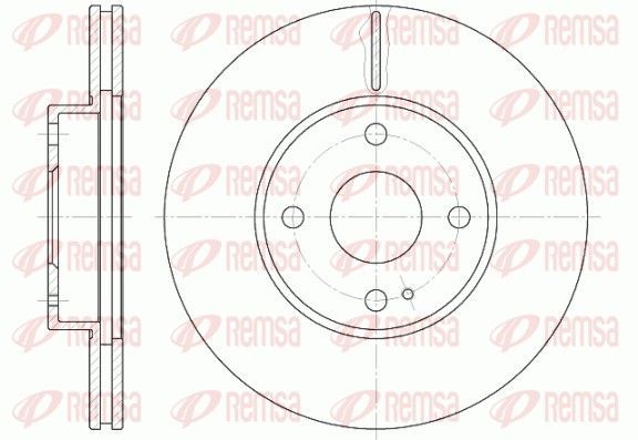 Stabdžių diskas REMSA 6843.10