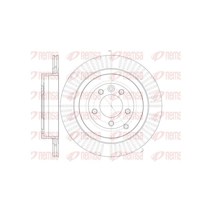 Stabdžių diskas REMSA 6849.10