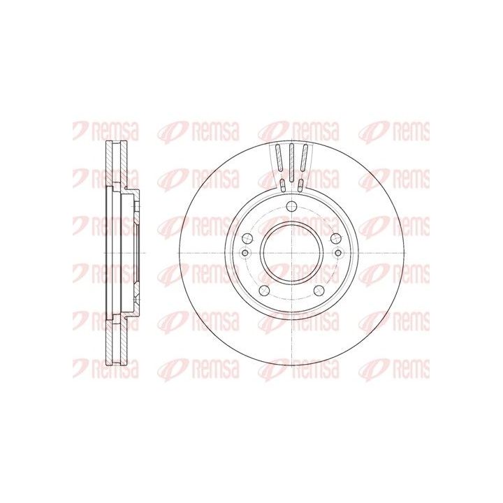 Stabdžių diskas REMSA 6850.10