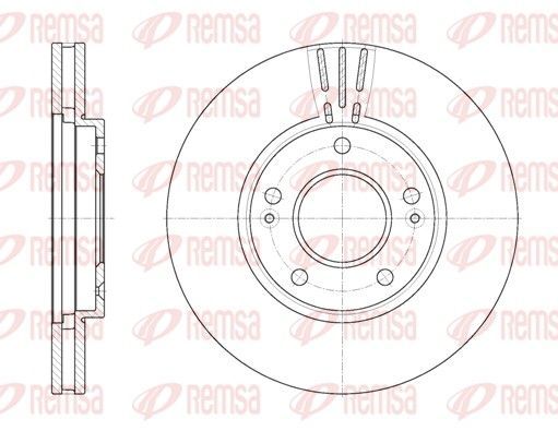 Stabdžių diskas REMSA 6850.10