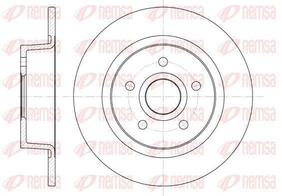 Stabdžių diskas REMSA 6863.00