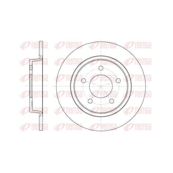 Stabdžių diskas REMSA 6880.00