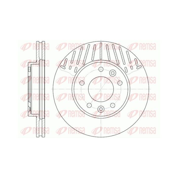 Stabdžių diskas REMSA 6885.10