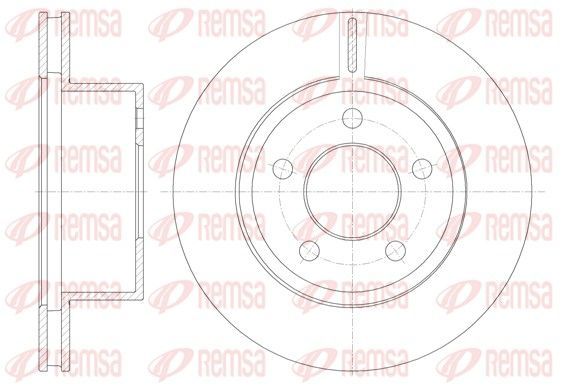 Stabdžių diskas REMSA 6886.10