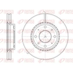 Stabdžių diskas REMSA 6889.10