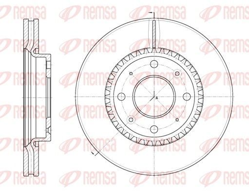 Stabdžių diskas REMSA 6889.10