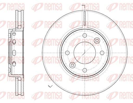 Stabdžių diskas REMSA 6891.10