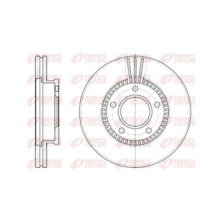 Stabdžių diskas REMSA 6892.10