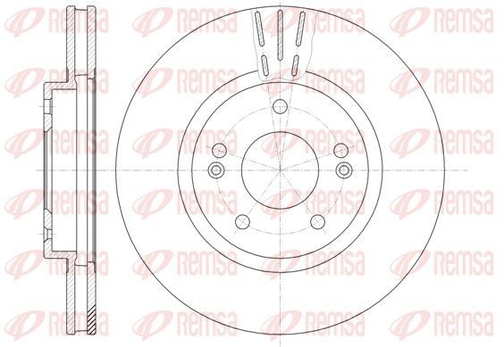 Stabdžių diskas REMSA 6897.10