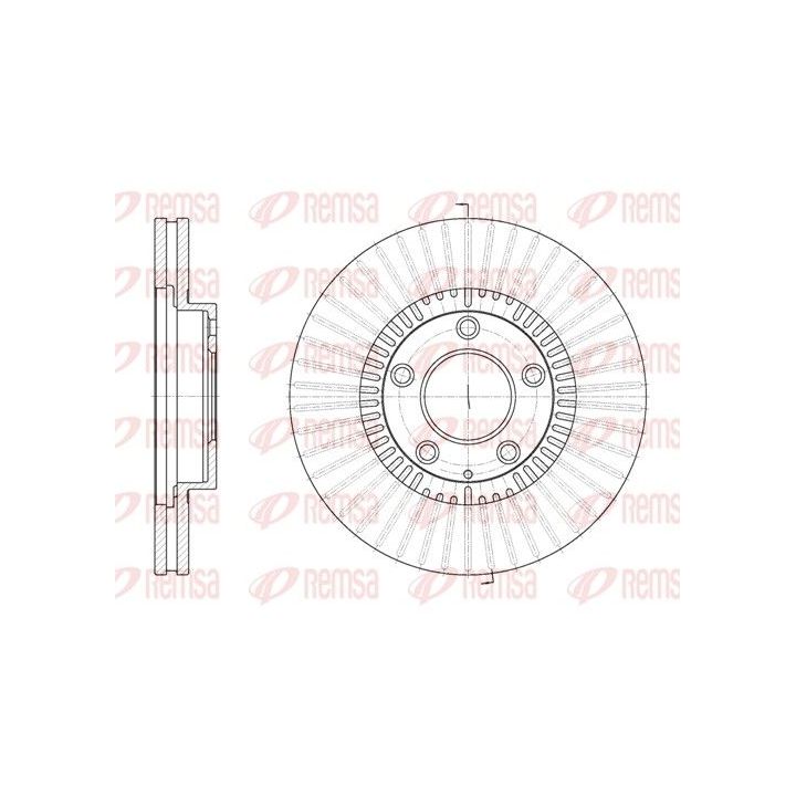 Stabdžių diskas REMSA 6898.10