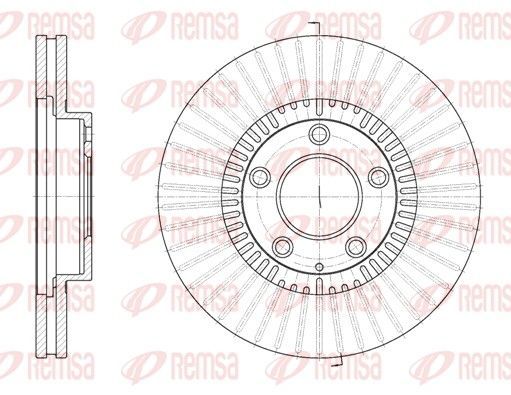 Stabdžių diskas REMSA 6898.10